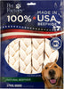 Pet Factory 78701 - Mascotas para perros, 99% digestivas, para mantener a los perros ocupados mientras disfrutan, 100% sabor, trenzas de sabor natural, paquete de 6 en 7 – 8 pulgadas, fabricado en Estados Unidos - BESTMASCOTA.COM