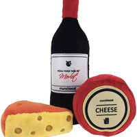 munchiecat Wine and Cheese Toys for Cats | Unique Gift for Cat Adoption, Wine Lovers, Housewarming Gift - BESTMASCOTA.COM