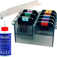 Wahl Professional Animal Stainless Steel Attachment Guide Comb Set for Detachable Blade Pet, Dog, Cat, and Horse Clippers (#3390-100) - BESTMASCOTA.COM
