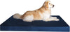 Dogbed4less Premium Memory Foam Dog Bed, Pressure-Relief Orthopedic | Waterproof Case, Washable Durable Denim Cover and Bonus 2nd External Cover, 7 Sizes, Blue - BESTMASCOTA.COM