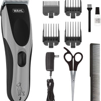 Wahl Easy Pro Pet Kit de aseo recargable para perro, silencioso, bajo ruido, resistente, eléctrico, cortador de perros para perros y gatos con abrigos gruesos y pesados modelo 9549 - BESTMASCOTA.COM