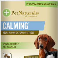 Pet Naturals of Vermont - Suplemento calmante y de apoyo comportamental para perros y gatos, 160 mordeduras - BESTMASCOTA.COM