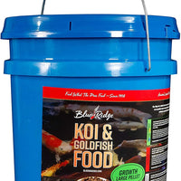 Blue Ridge Fish Food Pellets Koi and Goldfish Growth Formula, Floating 3/16" Pellet, Balanced Diet - BESTMASCOTA.COM