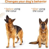 RUFF BOYZ collar de corteza para perros grandes, perros pequeños y medianos – Collar de corteza recargable con advertencia de sonido y control de vibración, Blanco - BESTMASCOTA.COM