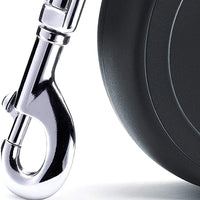 Flexi New Classic Correa retráctil para perro (cuerda), 26 pies, mediano, negro - BESTMASCOTA.COM