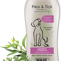 Wahl Champú repelente de pulgas y garrapatas para mascotas – Fórmula de defensa con cedro de eucalipto y romero – 24 oz - BESTMASCOTA.COM