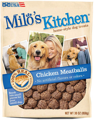 Milo DE COCINA pollo Meatballs perro Treat, 30 oz - BESTMASCOTA.COM