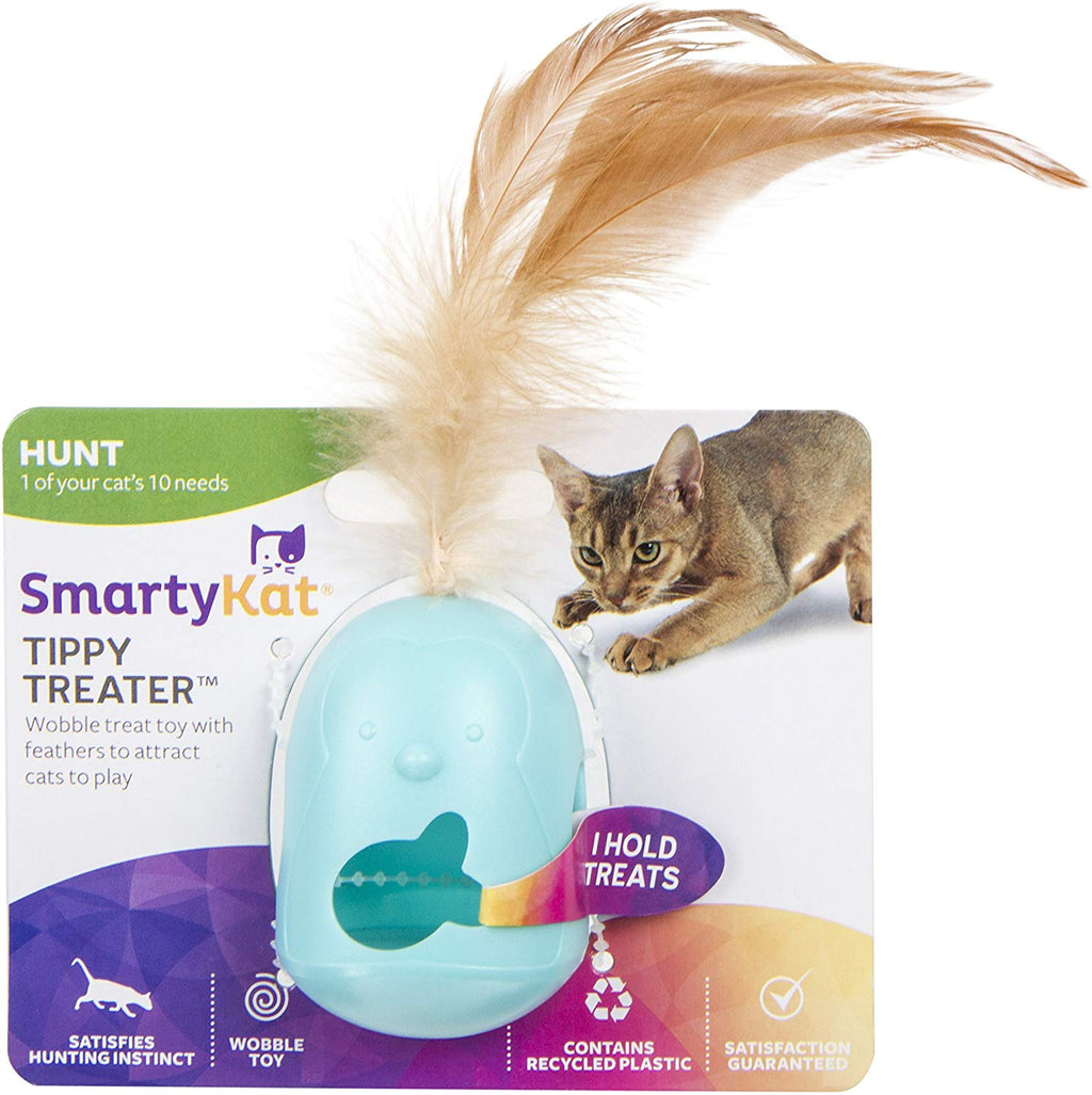 smartykat Tippy treater Cat Toy - BESTMASCOTA.COM