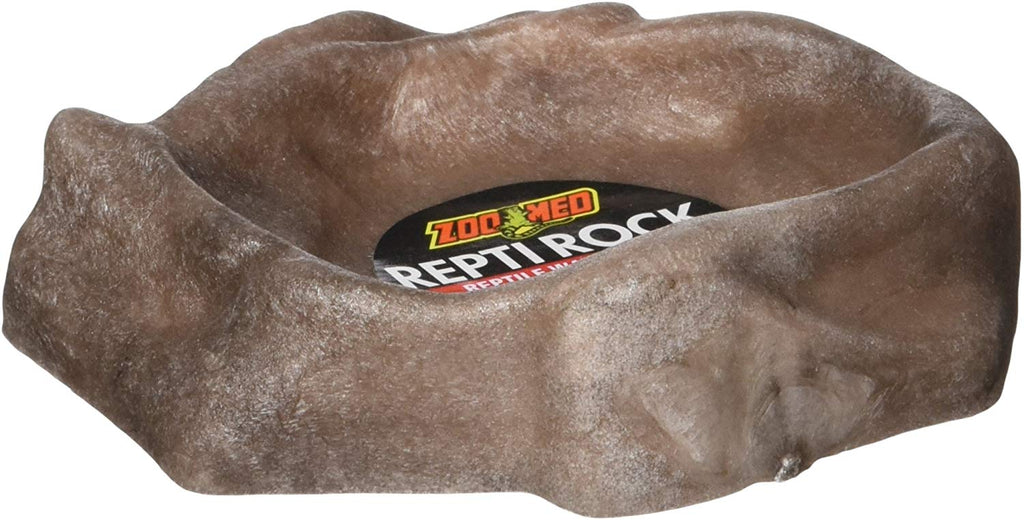 Zoo Med - Plato de agua para roca de reptiles, color puede variar - BESTMASCOTA.COM