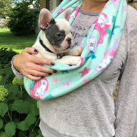 Critter Cuddler Small Animal Carrier and Bonding Pouch Anti-Anxiety Interactive Play Exercise Ring Therapeutic for Pet & Handler Small Dog Cat Hedgehog Puppy Travel Sling - Made in USA (Check) - BESTMASCOTA.COM