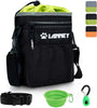 Bolsa de entrenamiento para perros pequeños a grandes, bolsa de entrenamiento para perros pequeños y grandes, bolsa de regalo para bocadillos para entrenamiento de recompensa, caminar, clip de metal, cinturón de cintura, correa de hombro, dispensador de b - BESTMASCOTA.COM