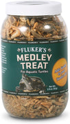 Fluker's 72022 Aquatic Turtle Medley Treat, 2.9 oz contenedor - BESTMASCOTA.COM