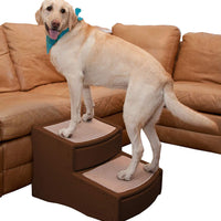 Pet Gear Easy Step II Escaleras extra anchas, 2 pasos/para gatos y perros de hasta 200 libras - BESTMASCOTA.COM