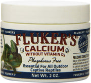 Fluker 73015 Suplemento de calcio reptil sin vitamina D3, 2 onzas - BESTMASCOTA.COM
