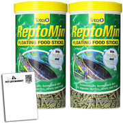 Tetra ReptoMin tortuga acuática, reptiles de neblina y rana, palillos de alimentos flotantes, 10.59 oz (paquete de 2) - BESTMASCOTA.COM