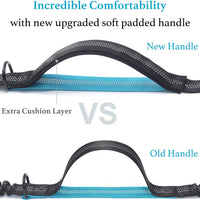 iYoShop Correa retráctil para perro con asas dobles acolchadas y elástica duradera para perros medianos y grandes - BESTMASCOTA.COM