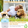 Dispensador de agua para mascotas, diseño de gato, sano, higiénico y muy silencioso, con 2 filtros de repuesto para perros, gatos, pájaros y animales pequeños, color azul - BESTMASCOTA.COM