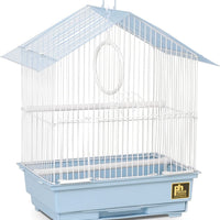 Prevue Pet Products jaula para aves estilo casa, Azul - BESTMASCOTA.COM