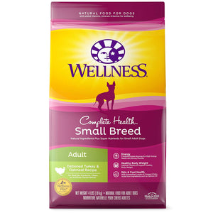 Wellness Complete Health Natural Dry Small Breed Dog Food Small Breed Turkey & Oatmeal - BESTMASCOTA.COM