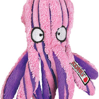 Juguete para gatos de calidad prémium de Kong, juguete para gatos con forma de cachorro, juguete para gatos con forma de pulpo (rosa/púrpura), juguete para gatos Hugga Wubba (los colores pueden variar) - BESTMASCOTA.COM
