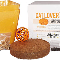 Amante de los gatos de Kit, catgrass semillas, semilla de catnip, de fibra de coco, con bono juguete de gato - BESTMASCOTA.COM