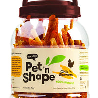 Pet 'n Shape Chik Golosinas de brochetas naturales para perros - BESTMASCOTA.COM
