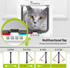 PetCitrus - Puertas para puerta de gato (cierre de 4 vías, para interior y exterior, para interiores, pared, ventana, puerta magnética a prueba de agua y oscilante, compatible con gatos grandes, Kitty, perros pequeños) - BESTMASCOTA.COM