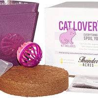 Amante de los gatos de Kit, catgrass semillas, semilla de catnip, de fibra de coco, con bono juguete de gato - BESTMASCOTA.COM