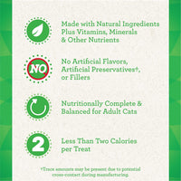 Greenies Feline SMARTBITES Sabores saludables para interiores, pollo y atún, todos los tamaños de bolsa