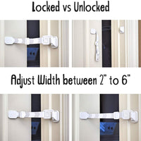 Puerta Buddy Puerta Latch a prueba de perro basura Box. Conveniente gato y entrada adulto en habitación. Correa ajustable. Más fácil de instalar Cat puertas o el uso de PET perro de puertas. Stop comer caca hoy., gris - BESTMASCOTA.COM