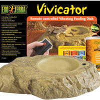 EXO TERRA vivicator Vibrating Alimentos Plato con control remoto y puede caracoles - BESTMASCOTA.COM
