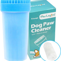 Limpiador de patas y cepillo de aseo para mascotas 2 en 1 extragrande – Limpiador de patas de mascotas portátil con toalla, suave limpiador de pies de silicona para perros y gatos con patas de perro - BESTMASCOTA.COM
