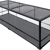 Carolina - Jaulas personalizadas de terrario, altura 28.3 x 9.4 x 9.4 in, fácil de montar, solo para base y parte superior de pantalla, caja 1 de 2 - BESTMASCOTA.COM