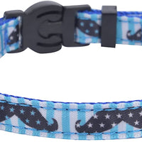 bingpet 2 Pcs/set Nylon personalizado Cat Breakaway Collar ajustable con Bell - BESTMASCOTA.COM