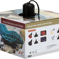REPTI ZOO - Lámpara de reptiles de 8.5 in, cubierta de reflexión óptica para terrarios de reptil de vidrio - BESTMASCOTA.COM