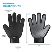 Pet Grooming Gloves Dog Brush & Cat Brush for Pets (Pair) – Easy, Machine Washable Deshedding Glove for Dogs & Cats Hair Removal – Dog & Cat Grooming Must-Have (One Size Fits All) - BESTMASCOTA.COM