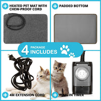 PETYELLA - Casa de gato climatizada para exteriores en invierno, resistente a la intemperie, fácil de montar - BESTMASCOTA.COM