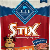 Blue Buffalo Stix Soft Moist Dog Treats Pepperoni Style - BESTMASCOTA.COM