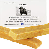 Yak Snak Dog Chews - All Natural Hard Cheese Himalayan Dog Treats - Long Lasting Dog Chews, Made from Yak Milk, Small, Medium. Large & Extra Large Sizes - BESTMASCOTA.COM