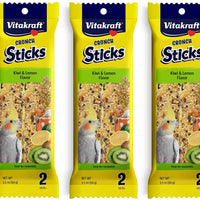 Vitakraft - Lote de 3 varillas de kiwi y limón para cócteles, 2 varillas cada una - BESTMASCOTA.COM