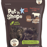 Pet 'n Shape Beef Lung Dog Treats – Hecho y procedente en los Estados Unidos – Trato sano natural - BESTMASCOTA.COM