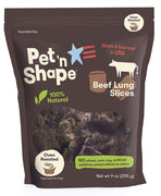 Pet 'n Shape Beef Lung Dog Treats – Hecho y procedente en los Estados Unidos – Trato sano natural - BESTMASCOTA.COM