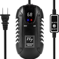 VIVOSUN Calentador sumergible para acuario de 50 W Mini calentadores de tanque de peces con pantalla inteligente LED de temperatura y controlador de temperatura externo - BESTMASCOTA.COM