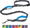 Tuff Mutt, Correa para perros, manos libres, para correr, caminar, senderismo, correa con mango doble durable, costura reflectante, 4 pies de largo, cinto ajustable en la cintura (hasta 42 pulgadas de cintura) - BESTMASCOTA.COM