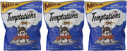 Whiskas 3 paquetes de salmón sabroso Temptations Cat Treats, 6.3 onzas cada uno, baja en calorías - BESTMASCOTA.COM