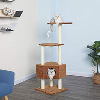 GO Pet Club café 51 en. Cat Árbol Condo - BESTMASCOTA.COM