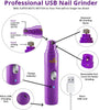 Lima de uñas eléctrica Hertzko, para cortar uñas de forma suave e indolora, para mascotas, desbarbado, moldeador y suavizar, para gatos, batería portátil e incluye cable USB - BESTMASCOTA.COM