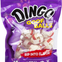 Dingo Goof Balls Rawhide Chews for Dogs, Made with Real Chicken Rawhide Treats - BESTMASCOTA.COM