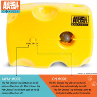 Animal Planet automático Peek A Boo – Queso juguete para gatos, características integrado función de apagado automático, Pop fuera ratones para horas de entretenimiento, jugar todo el día modo de W/de distancia, funciona con pilas - BESTMASCOTA.COM