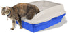 Van Ness CP5 Sifting Cat Pan/Litter Box with Frame, Blue/Gray - BESTMASCOTA.COM